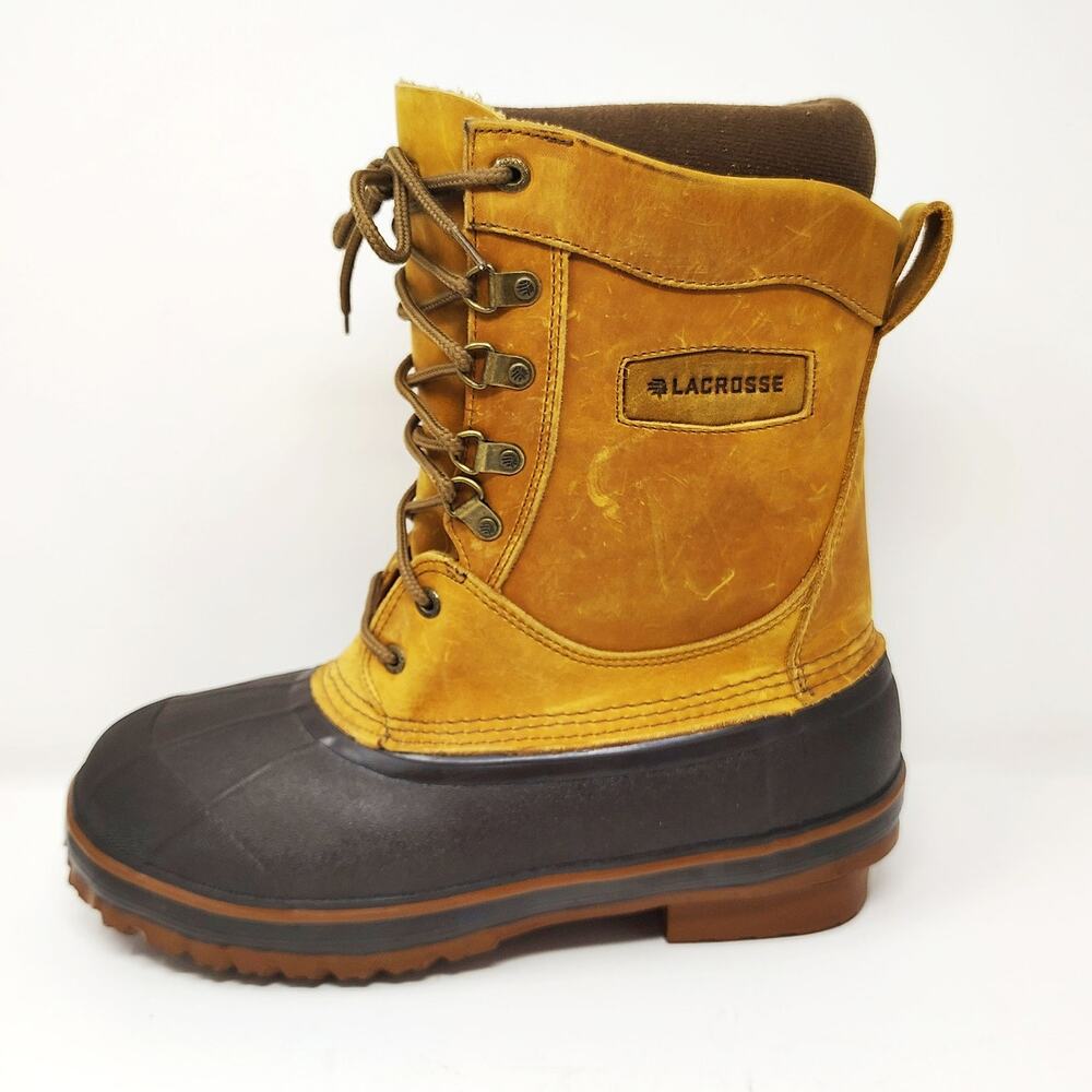 LaCrosse Shoes Mens 9 Ice King 10" 400G Pac Boots Thinsulate Waterproof